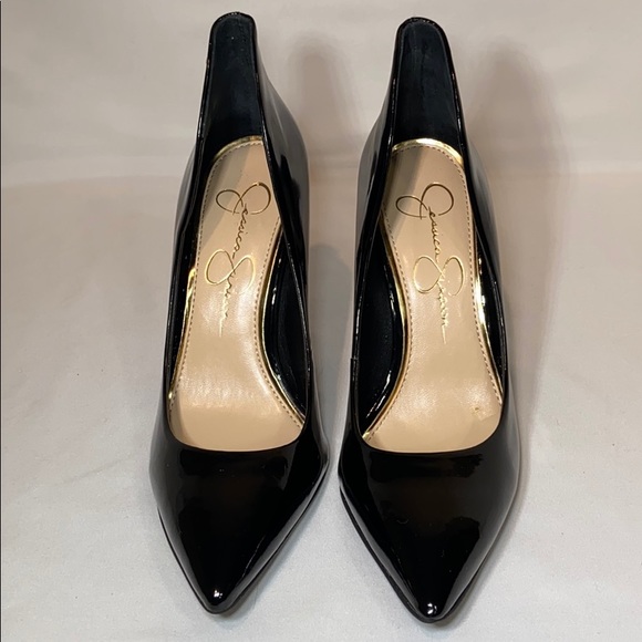 Jessica Simpson Parthenia Pointy Toe Pump Black 6 - Picture 6 of 7